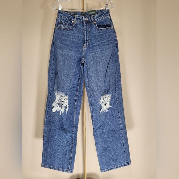 NWT wild fable 90s super high rise baggy 4/27 woman jean - Picture 1 of 7